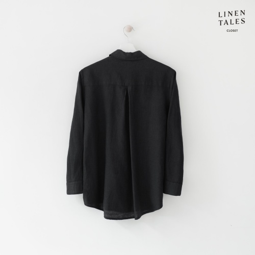 Linen Tales Linen Azalea Shirt - Black